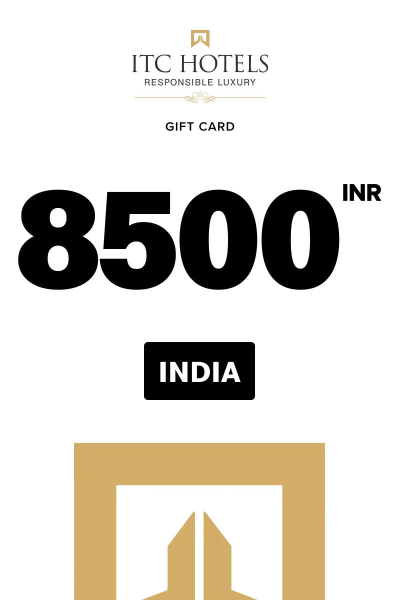 ITC Hotels 8500 INR Gift Card (India) - Digital Key
