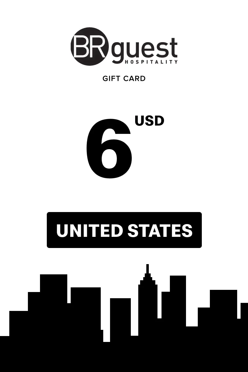 BR Guest Hospitality 6 USD Gift Card (United States) - Digital Key