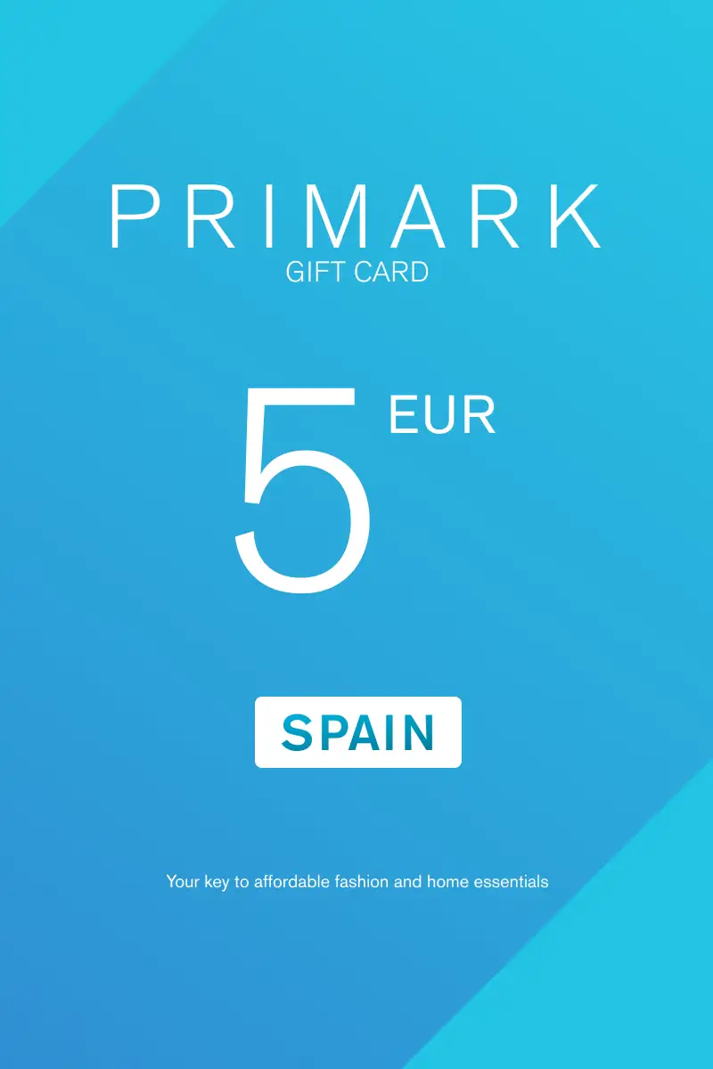 Primark 5 EUR Gift Card (Spain) - Digital Key
