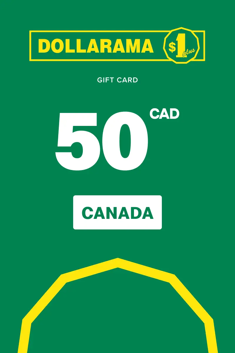 Dollarama 50 CAD Gift Card (Canada) - Digital Key