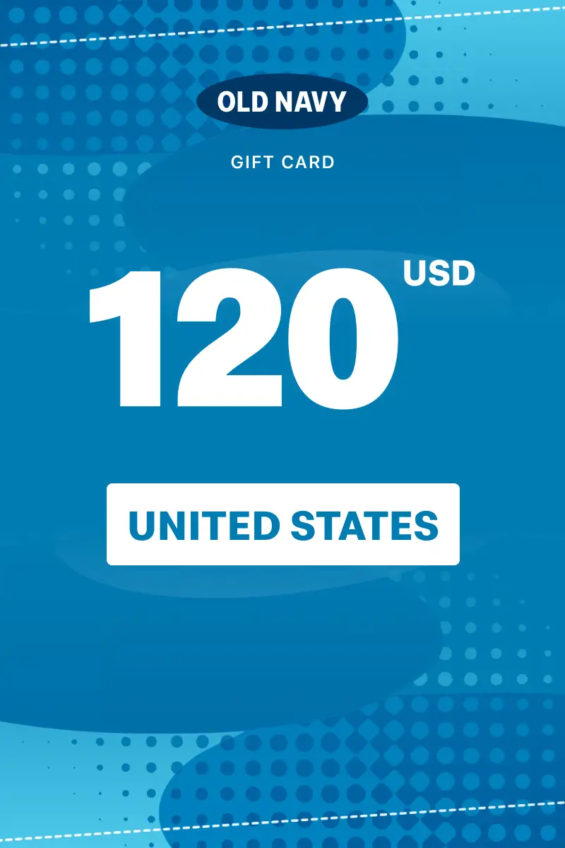 Old Navy 120 USD Gift Card (United States) - Digital Key
