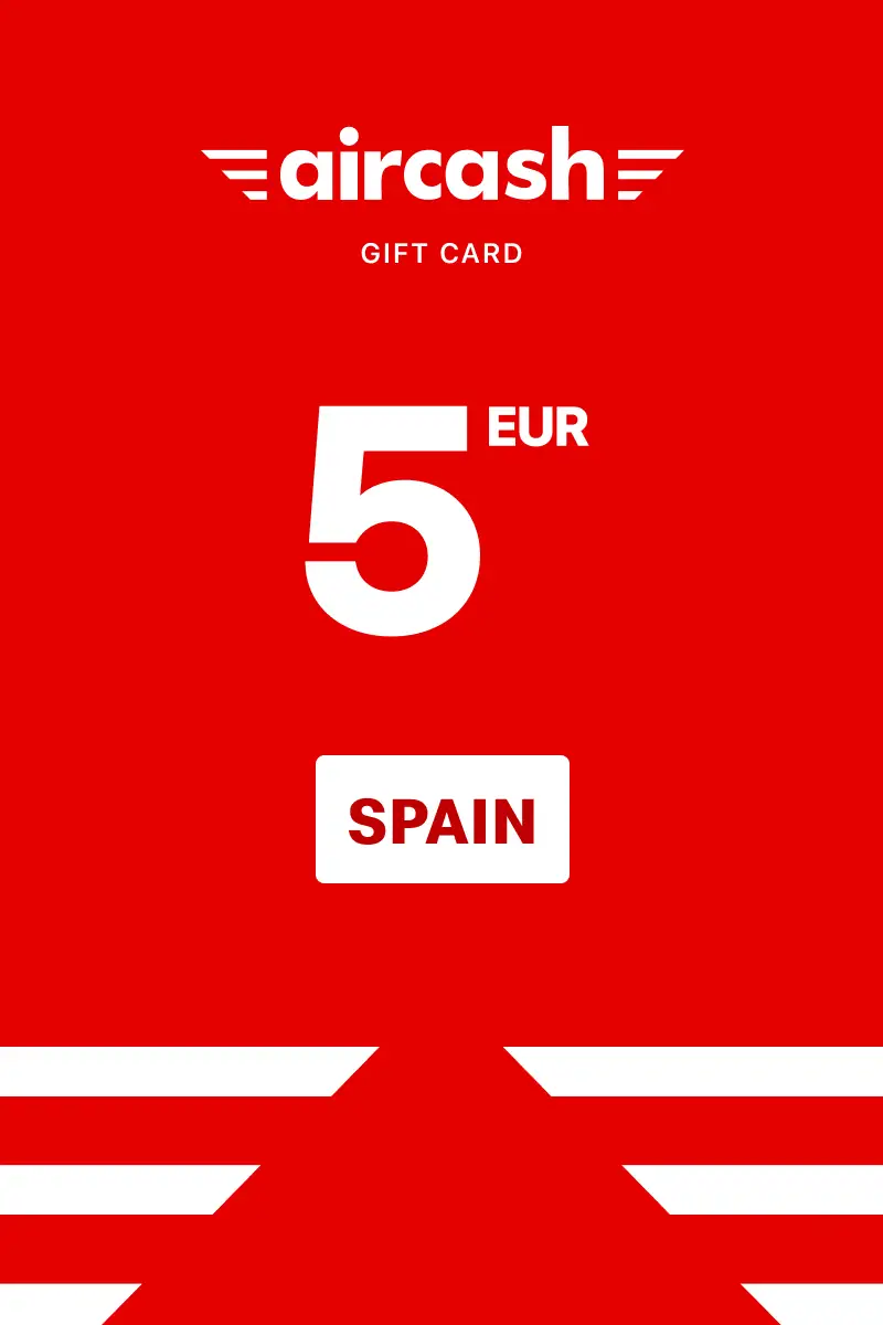AirCash 5 EUR Gift Card (Spain) - Digital Key