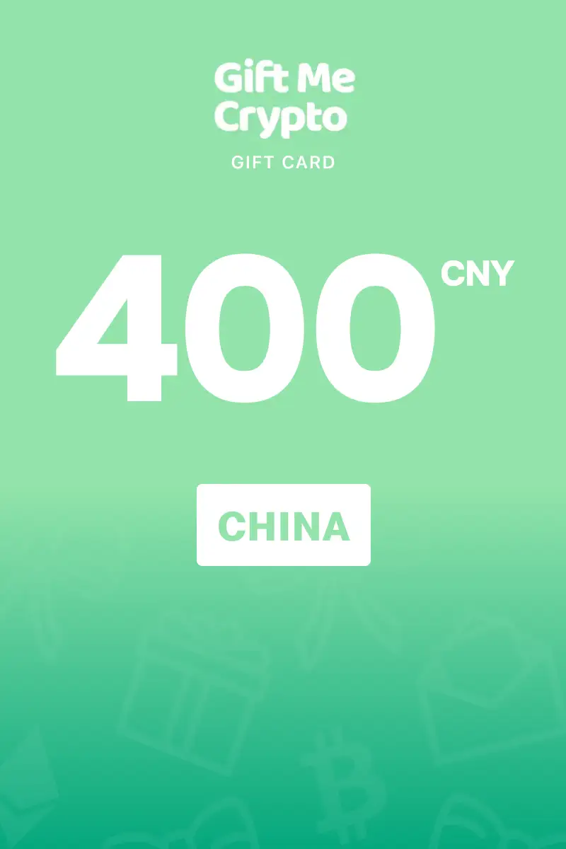 Gift Me Crypto 400 CNY Gift Card (China) - Digital Key