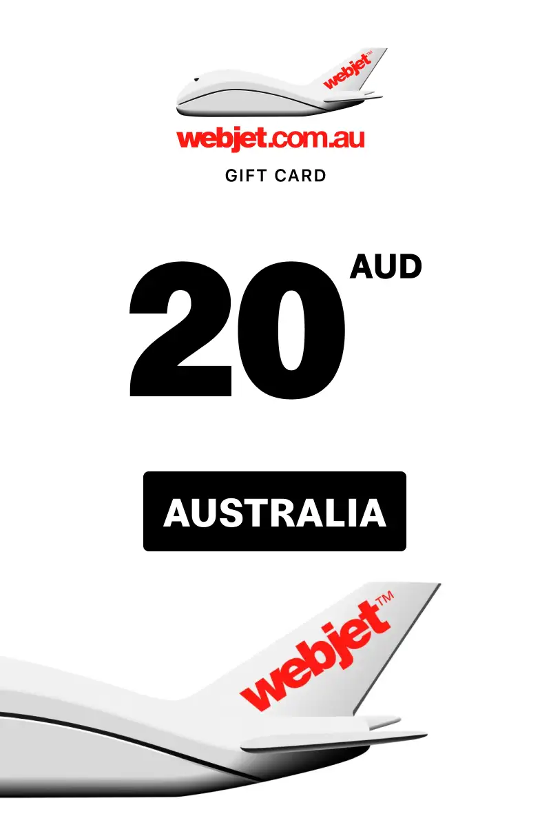 Webjet 20 AUD Gift Card (Australia) - Digital Key