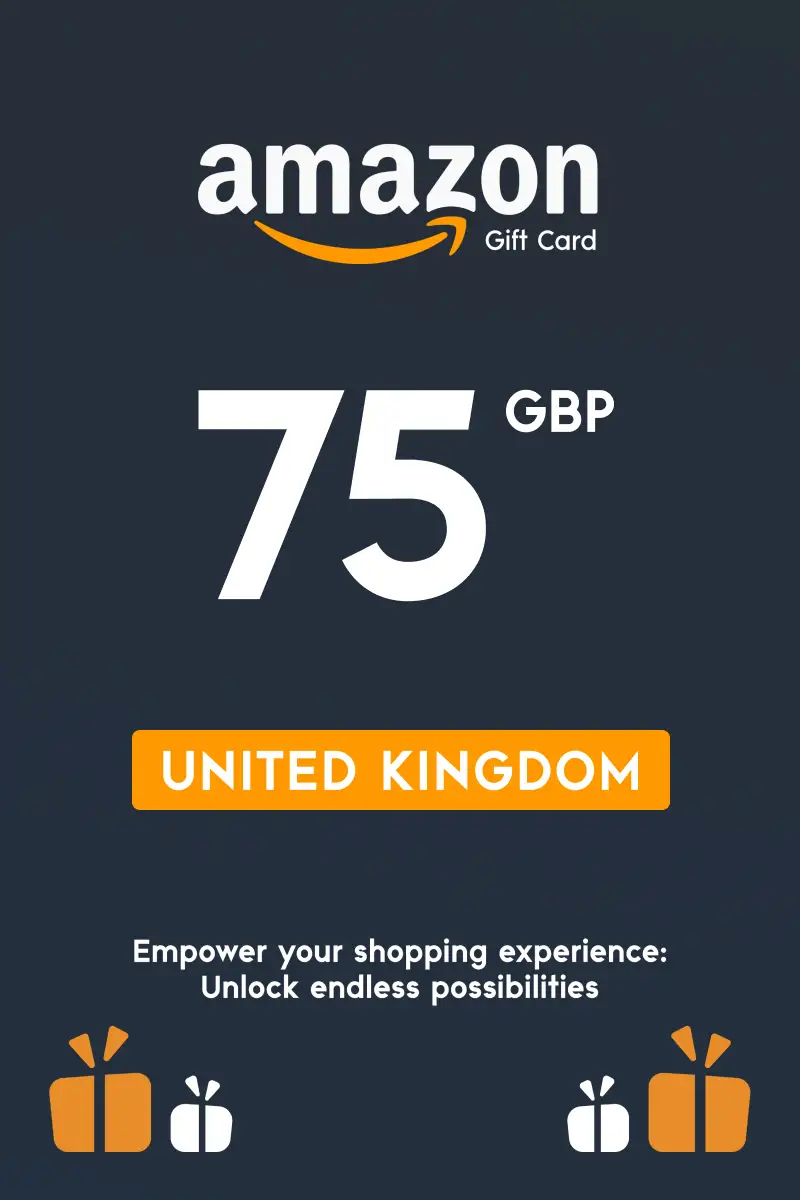 Amazon 75 GBP Gift Card (United Kingdom) - Digital Key