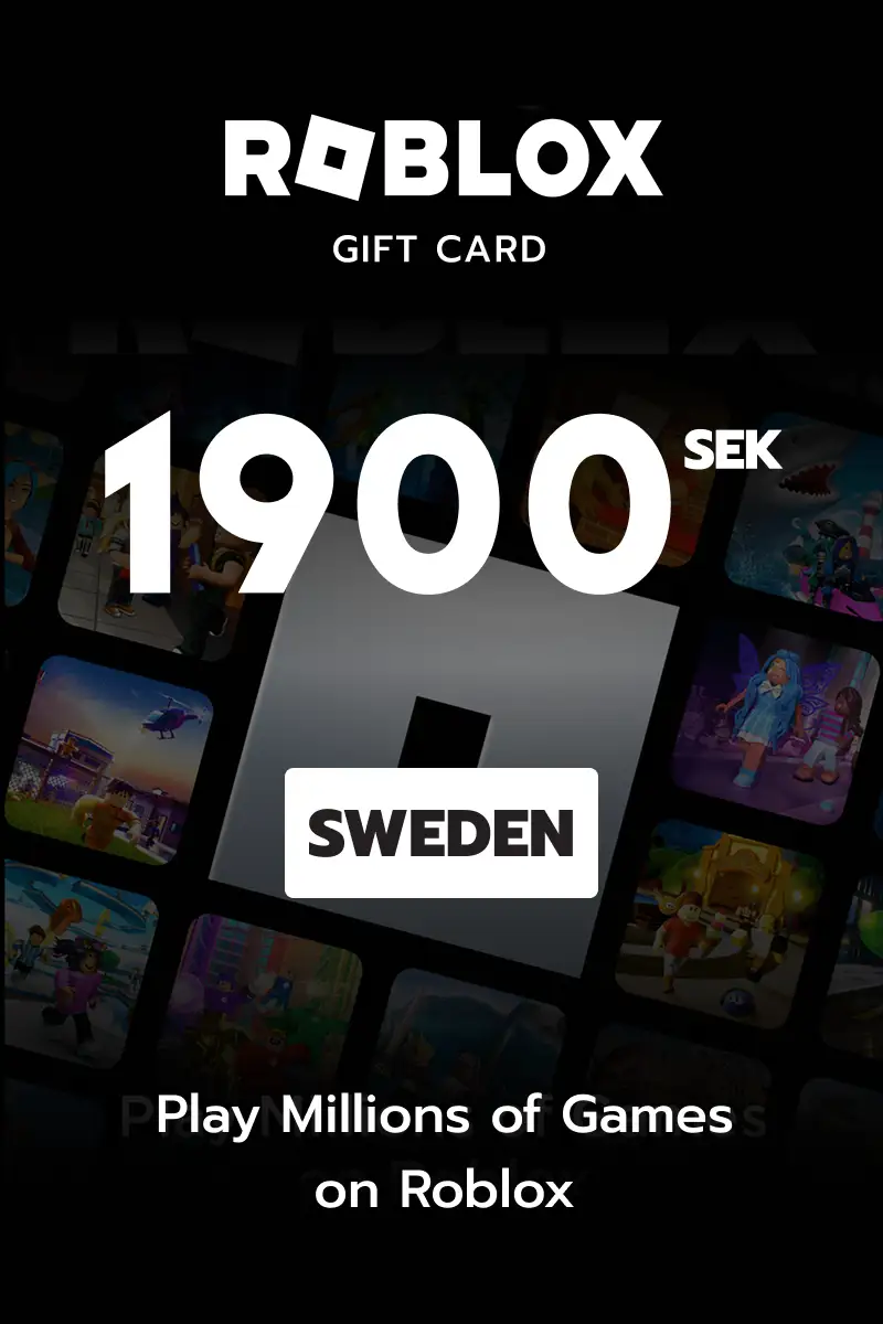 Roblox 1900 SEK Gift Card (Sweden) - Digital Key