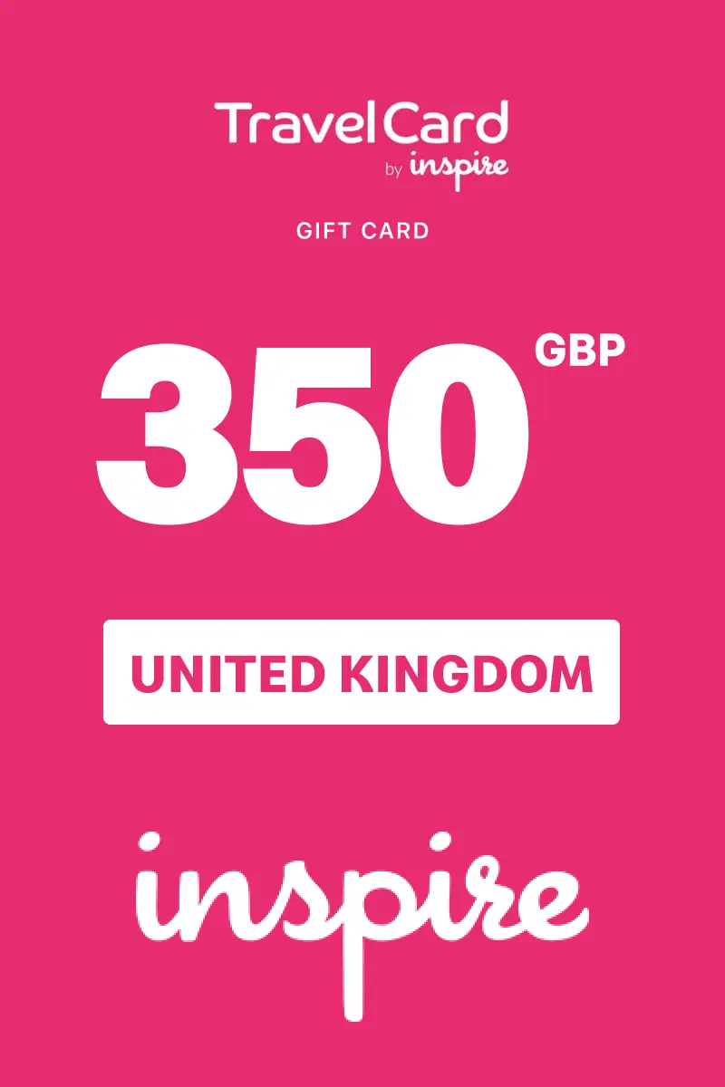 TravelCard by Inspire 350 GBP Gift Card (United Kingdom) - Digital Key