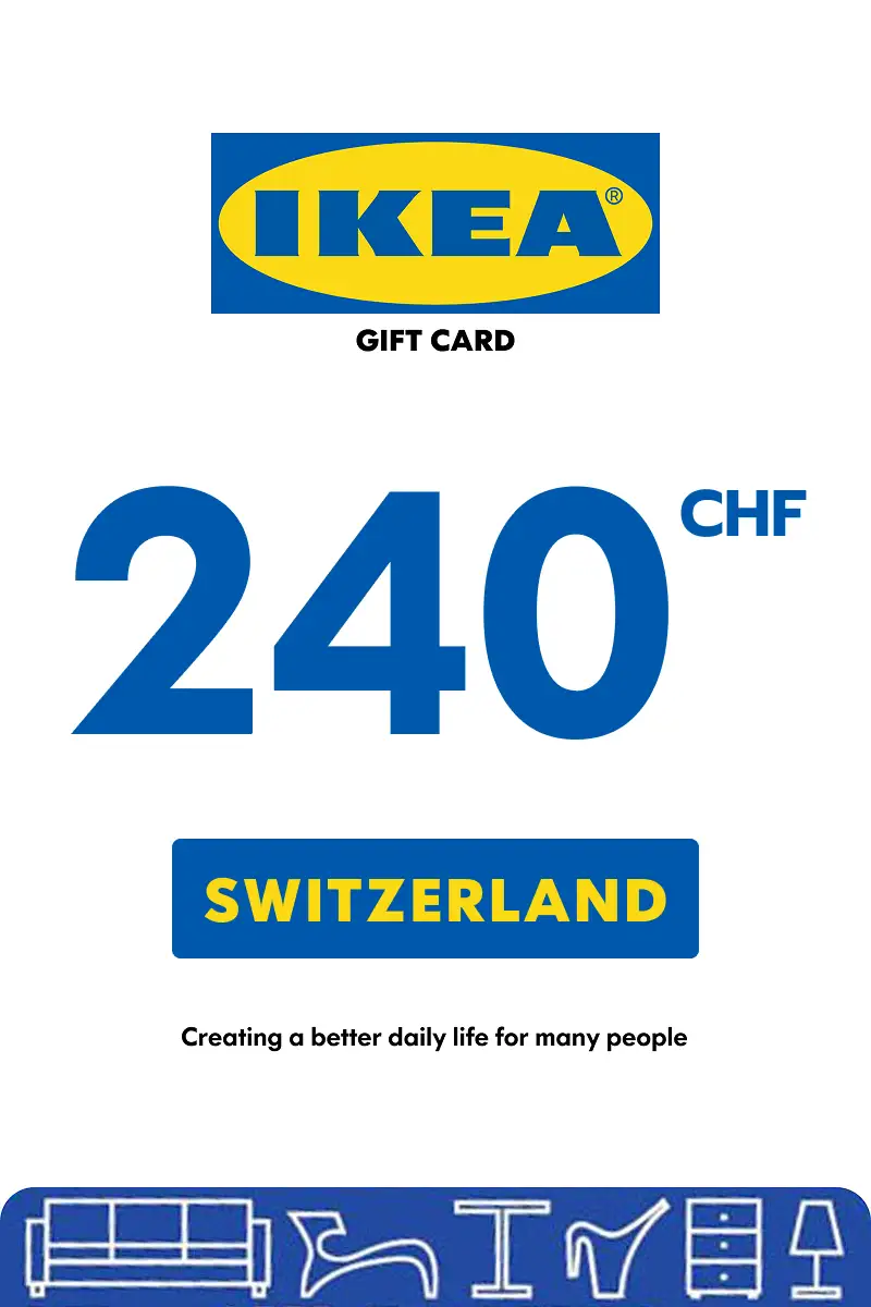 IKEA 240 CHF Gift Card (Switzerland) - Digital Key