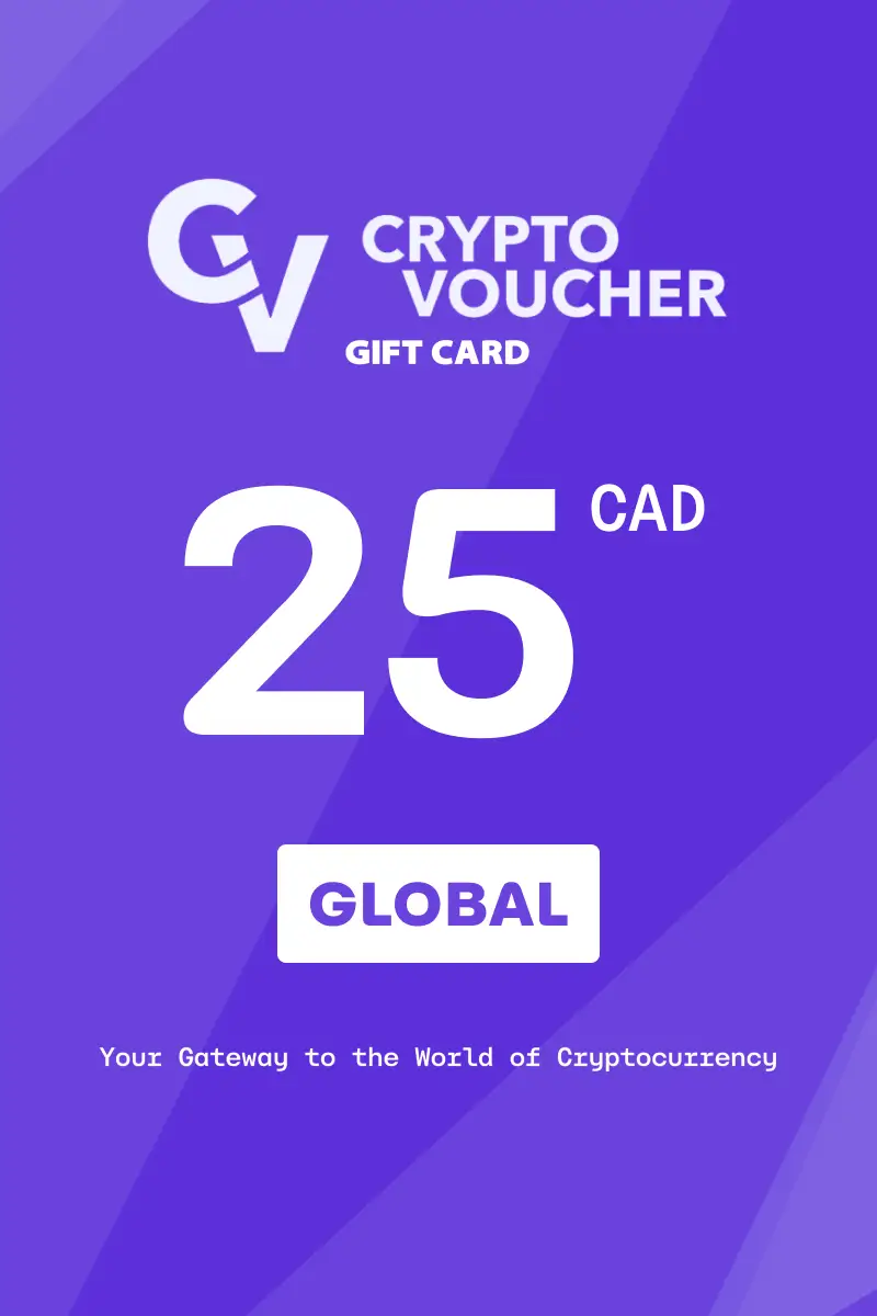 Crypto Voucher 25 CAD Gift Card (Global) - Digital Key