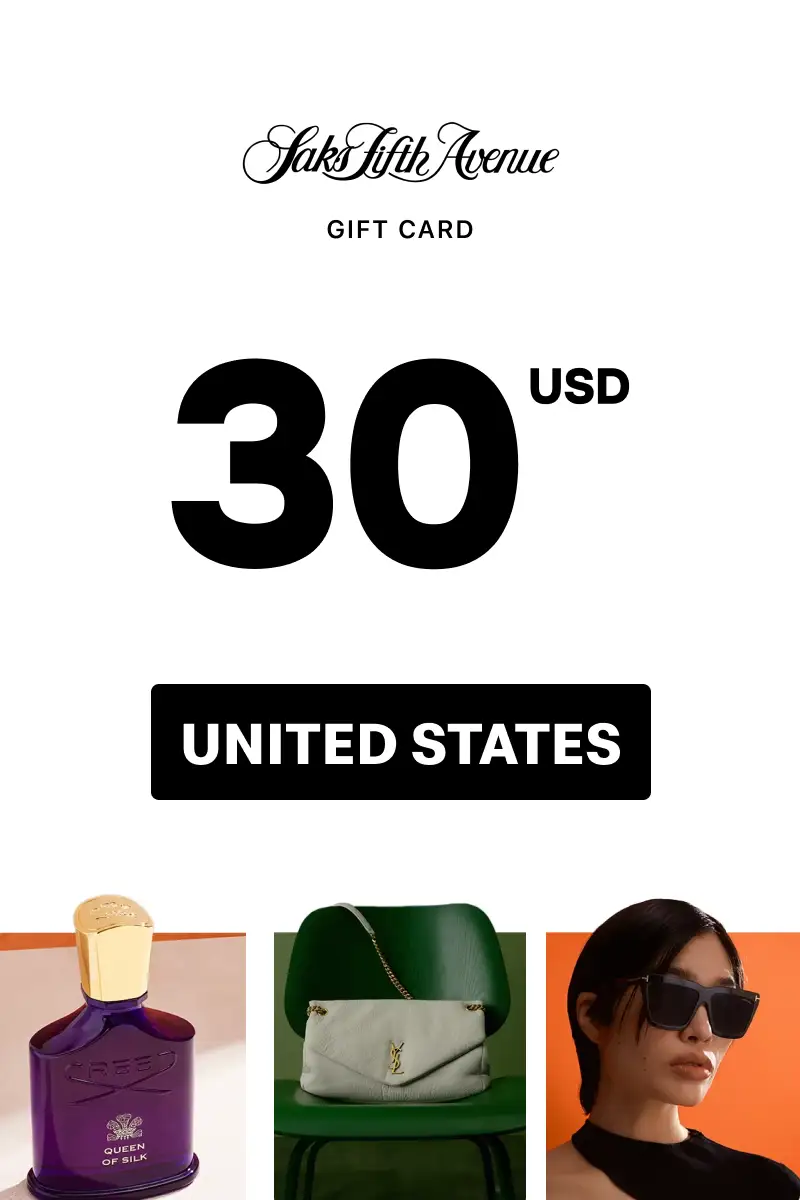 Saks Fifth Avenue 30 USD Gift Card (United States) - Digital Key