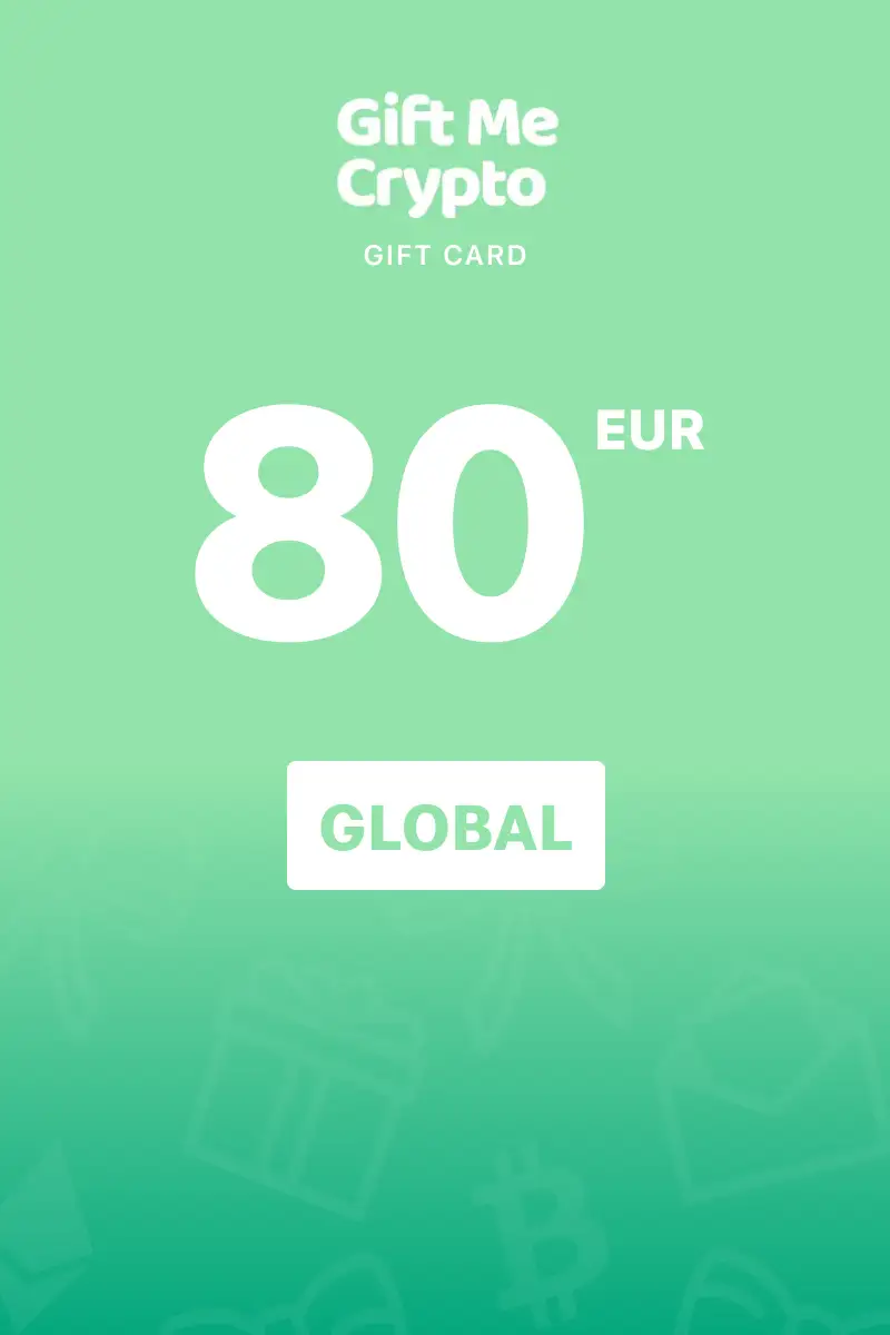 Gift Me Crypto 80 EUR Gift Card (Global) - Digital Key