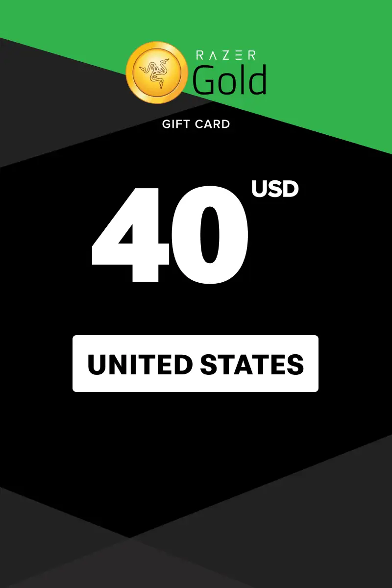 Razer Gold 40 USD Gift Card (United States) - Digital Key