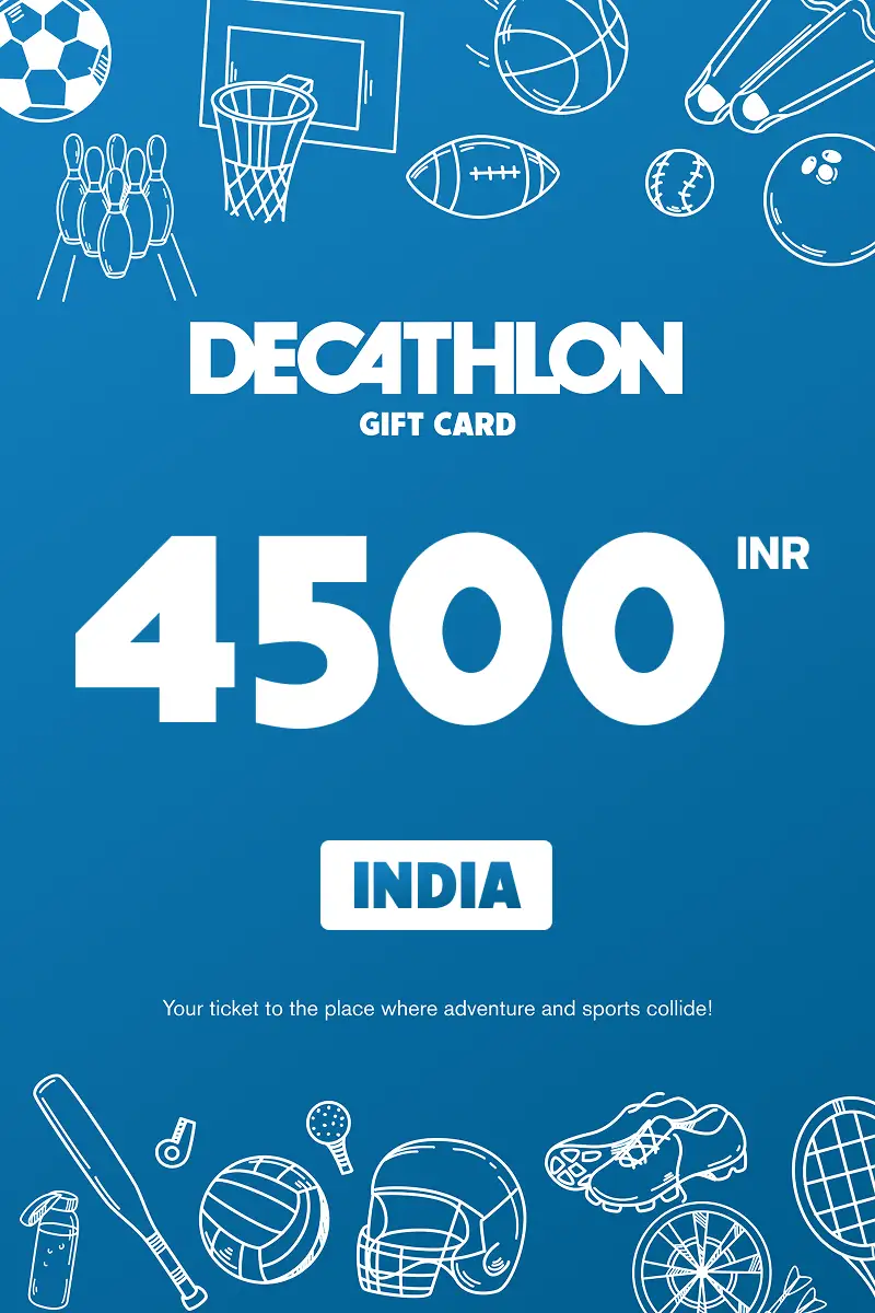 Decathlon 4500 INR Gift Card (India) - Digital Key