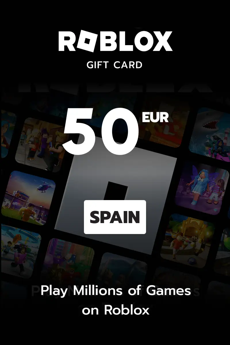 Roblox 50 EUR Gift Card (Spain) - Digital Key