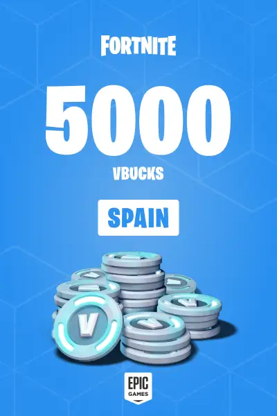 Fortnite - 5000 V-Bucks Card (Spain) - Digital Key