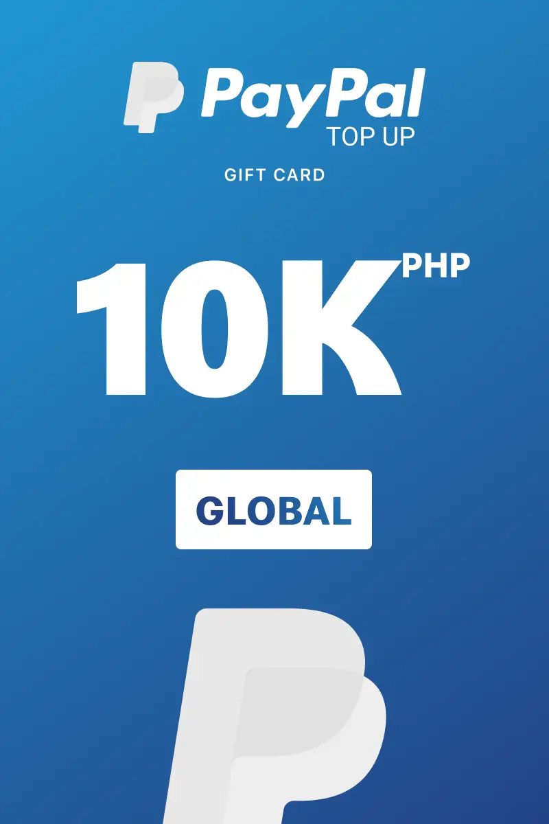 PayPal Instant Top Up 10000 PHP Gift Card (Global) - Digital Key