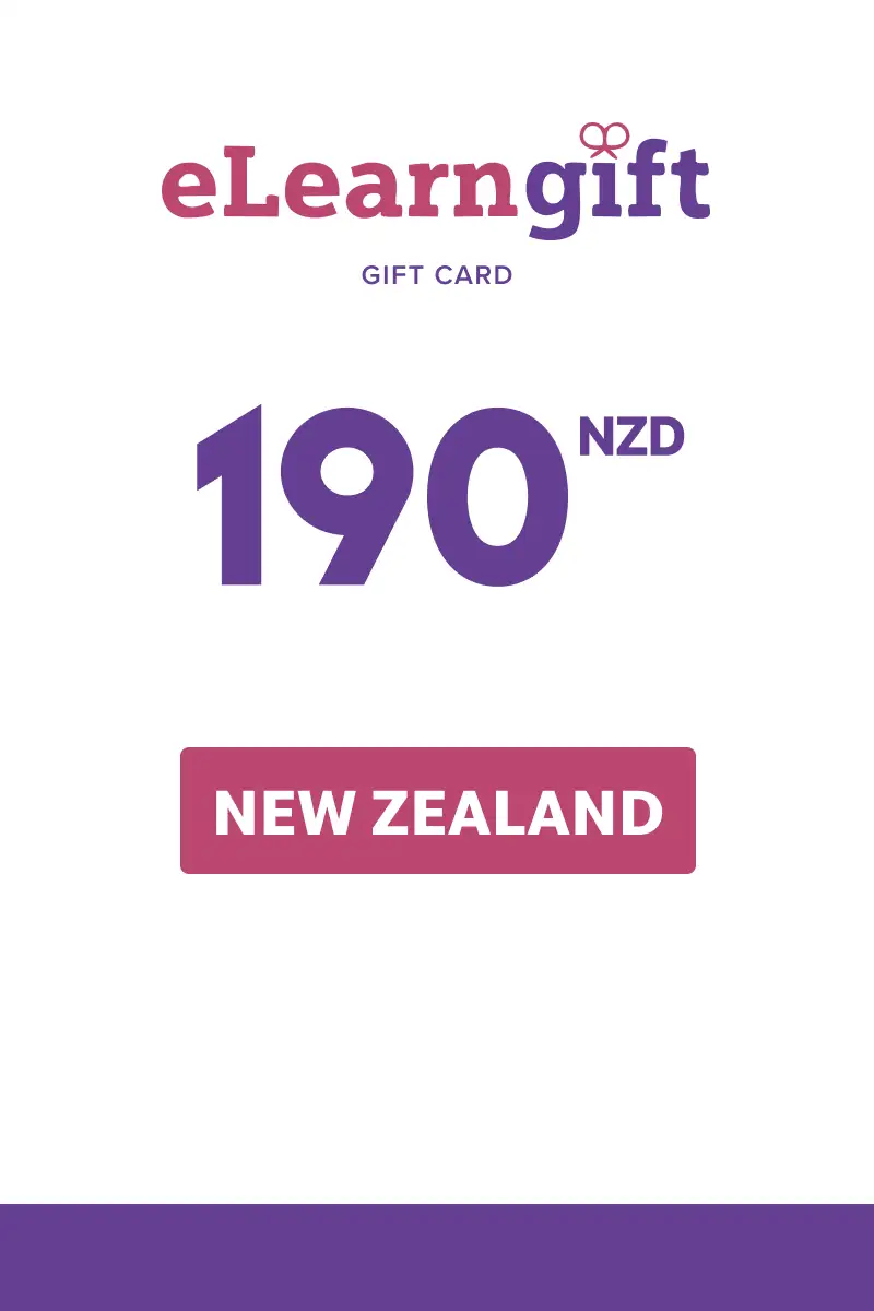 eLearnGift 190 NZD Gift Card (New Zealand) - Digital Key