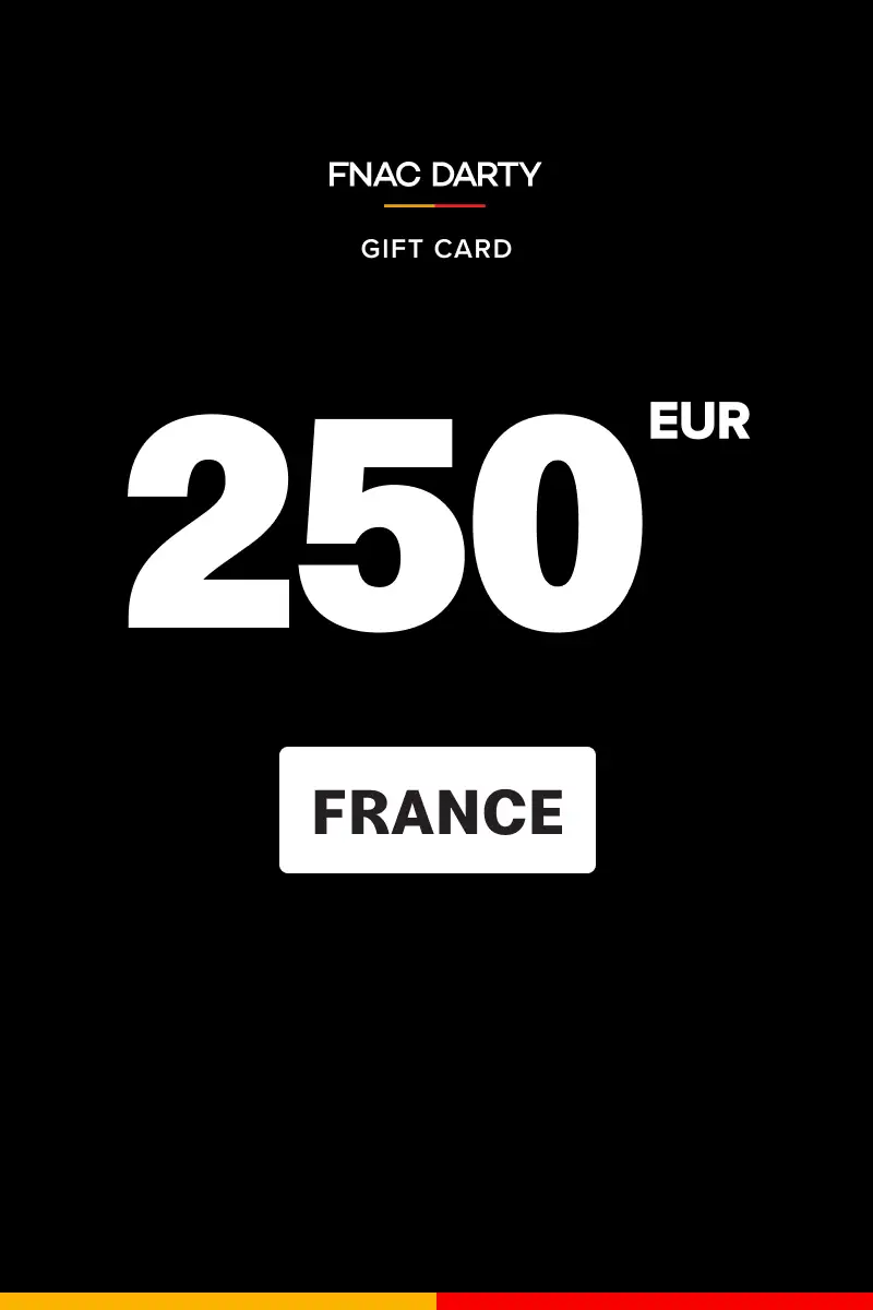 Fnac Darty 250 EUR Gift Card (France) - Digital Key