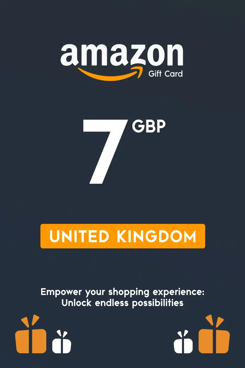 Amazon 7 GBP Gift Card (United Kingdom) - Digital Key
