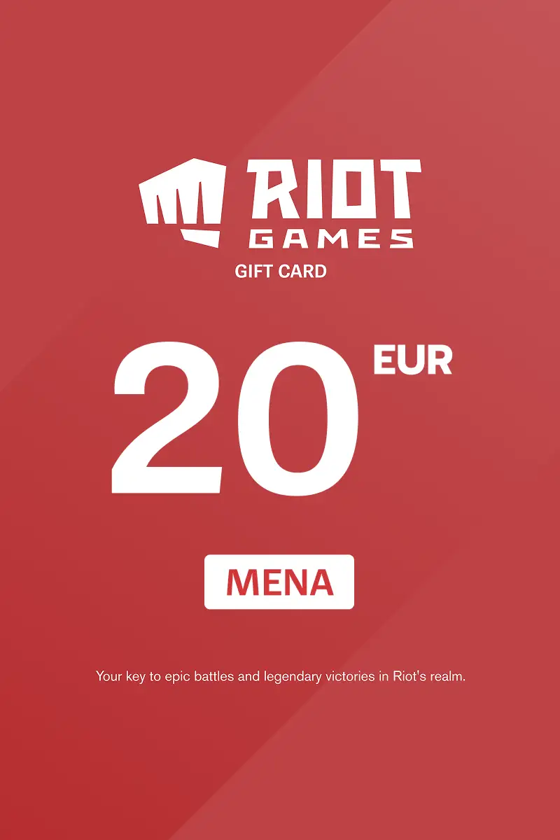 Riot Access 20 EUR Gift Card (MENA) - Digital Key