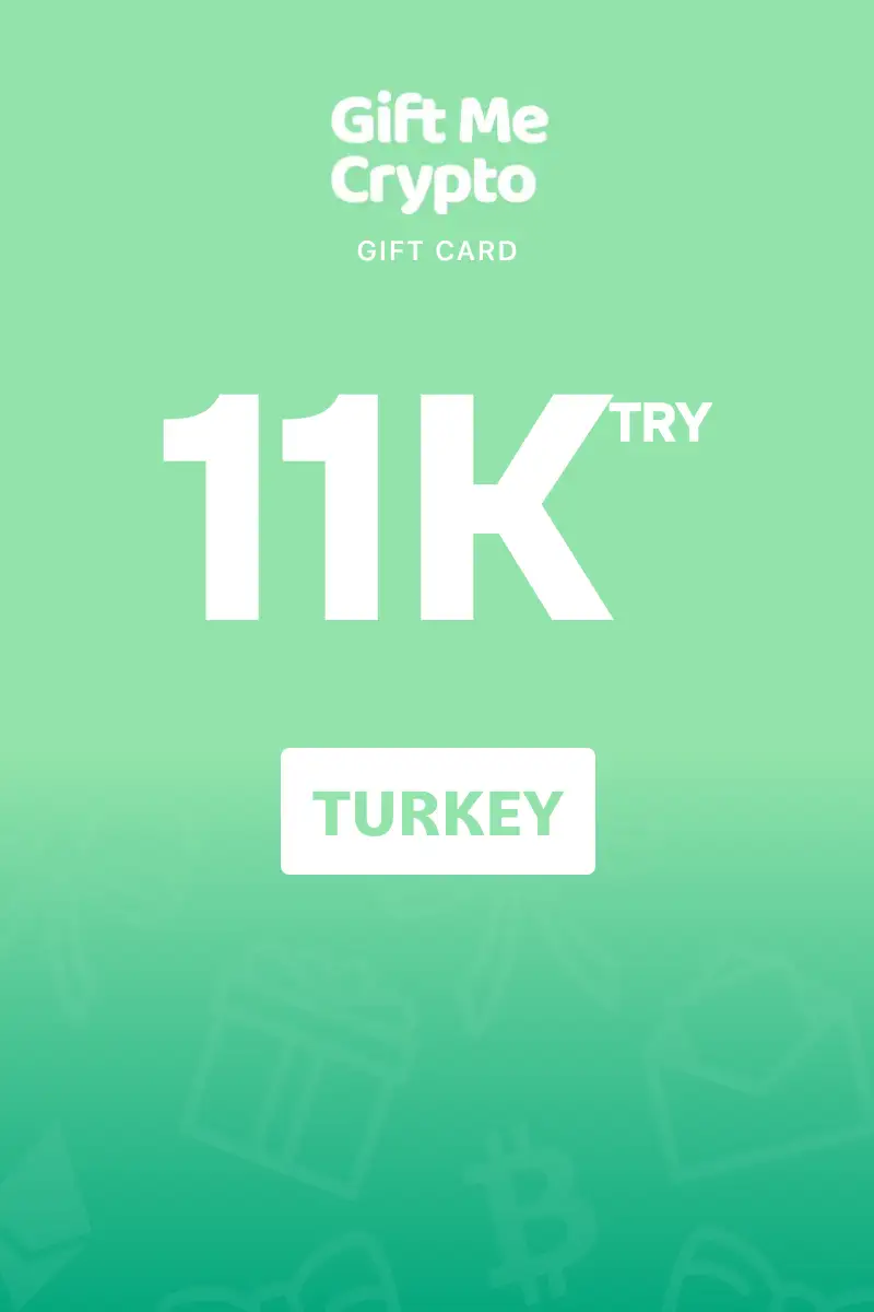 Gift Me Crypto 11000 TRY Gift Card (Turkey) - Digital Key