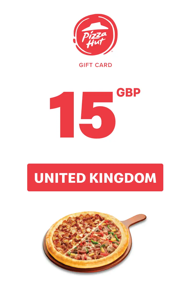 Pizza Hut 15 GBP Gift Card (United Kingdom) - Digital Key