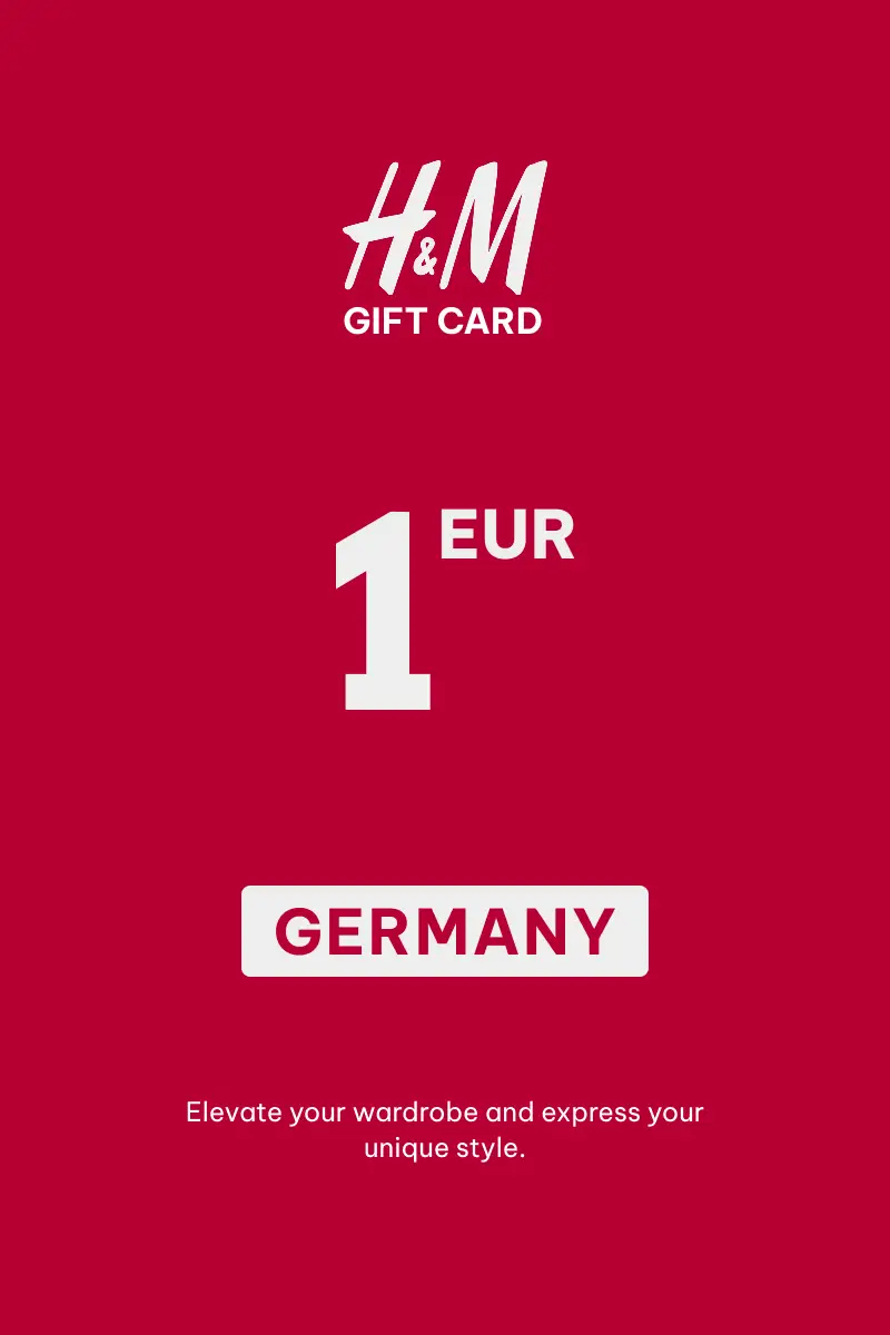 HandM 1 EUR Gift Card (Germany) - Digital Key