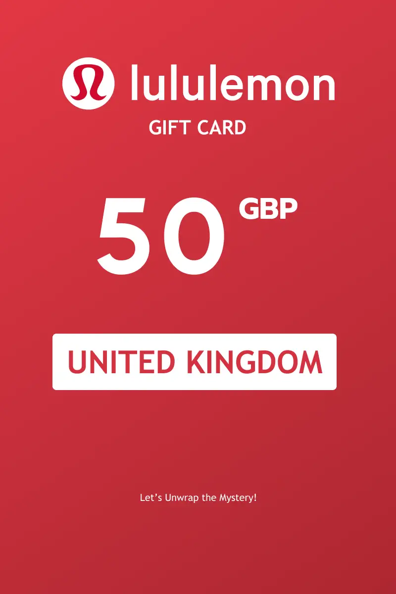 Lululemon 50 GBP Gift Card (United Kingdom) - Digital Key