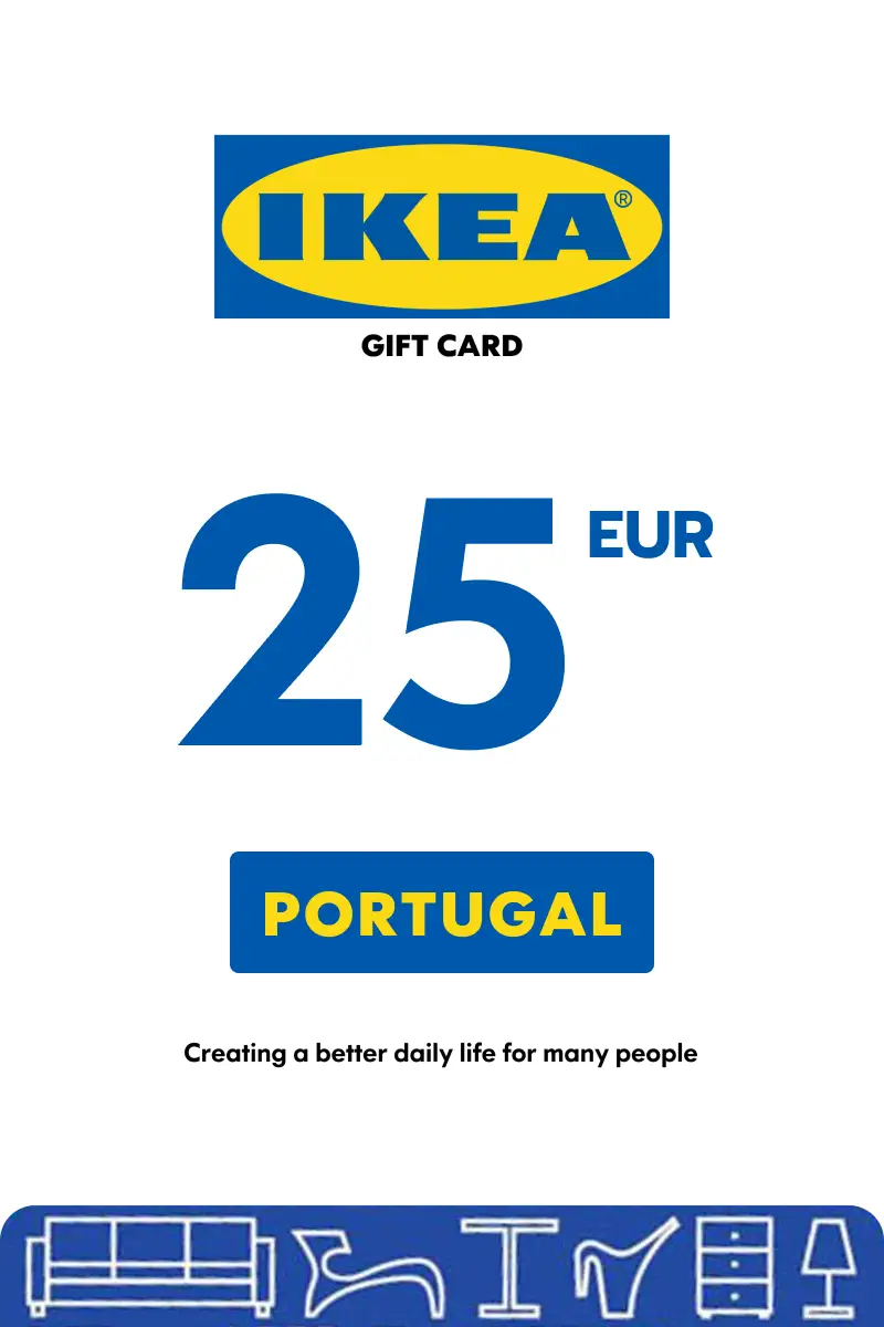 IKEA 25 EUR Gift Card (Portugal) - Digital Key