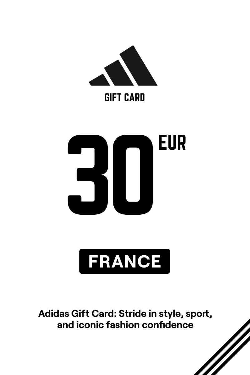 Adidas 30 EUR Gift Card (France) - Digital Key