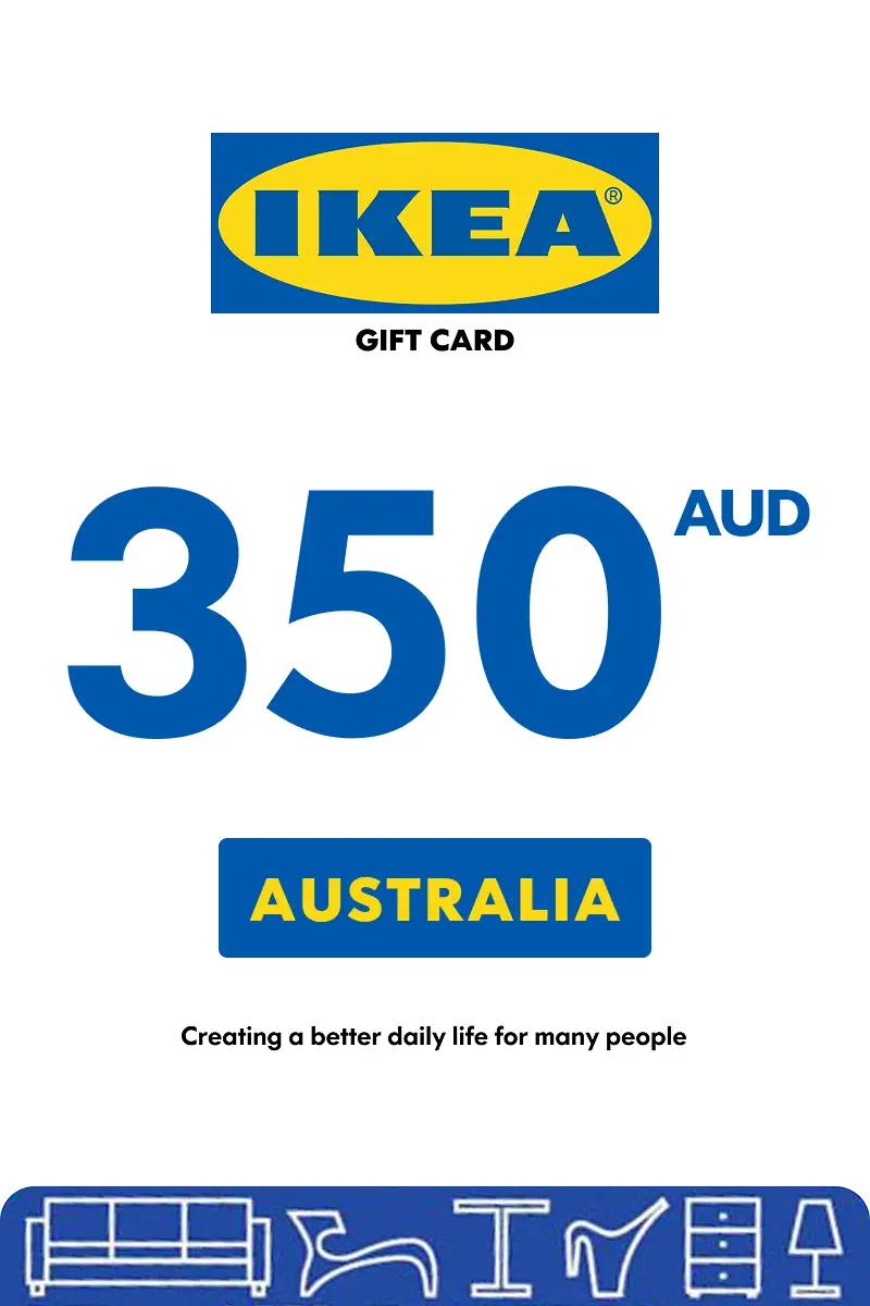 IKEA 350 AUD Gift Card (Australia) - Digital Key