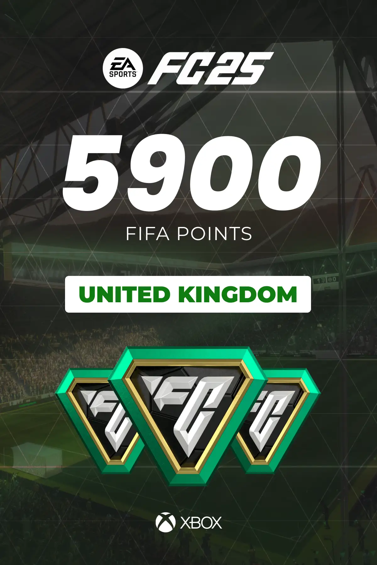 EA SPORTS FC 25 - 5900 FC Points (United Kingdom) (Xbox One / Xbox Series X|S) - Xbox Live - Digital Key