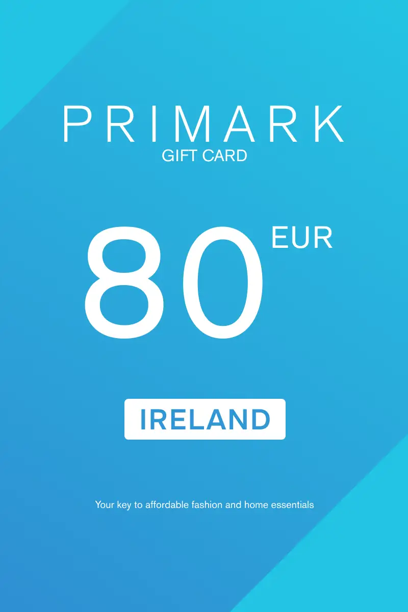 Primark 80 EUR Gift Card (Ireland) - Digital Key