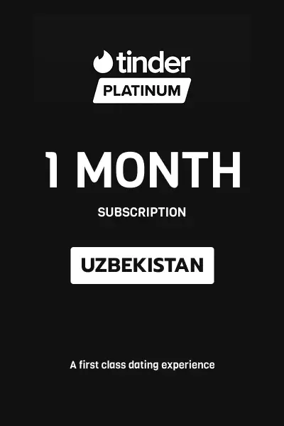 Tinder Platinum 1 Month Subscription (Uzbekistan) - Digital Key