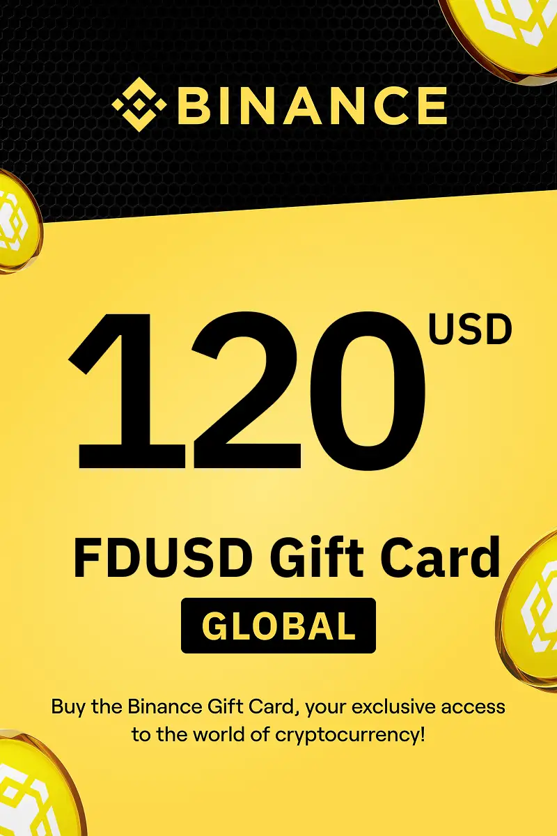 Binance (FDUSD) 120 USD Gift Card (Global) - Digital Key