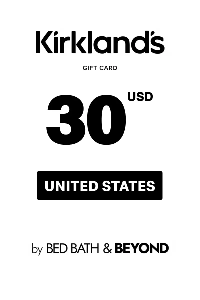 Kirkland's 30 USD Gift Card (United States) - Digital Key