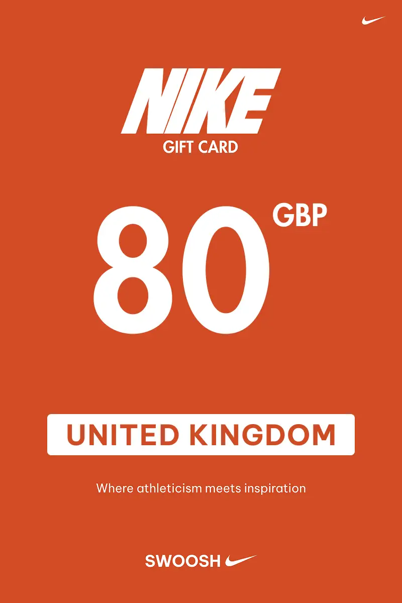 Nike 80 GBP Gift Card (United Kingdom) - Digital Key