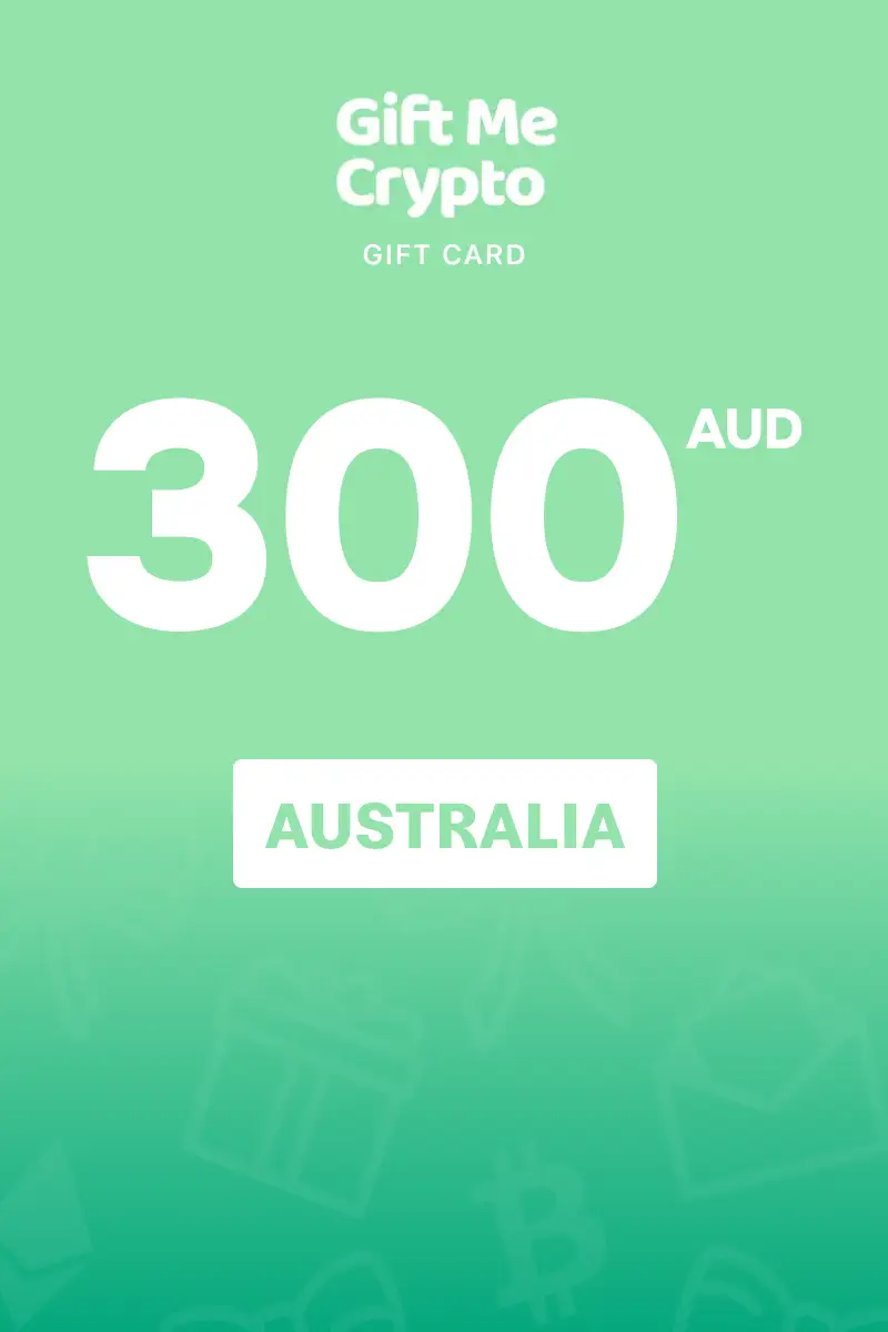 Gift Me Crypto 300 AUD Gift Card (Australia) - Digital Key