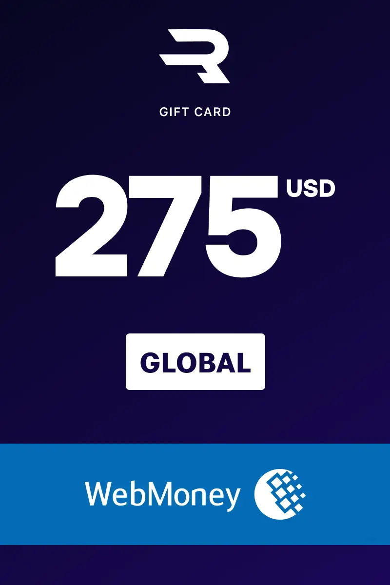 Rewarble WebMoney 275 USD Gift Card (Global) - Rewarble - Digital Key