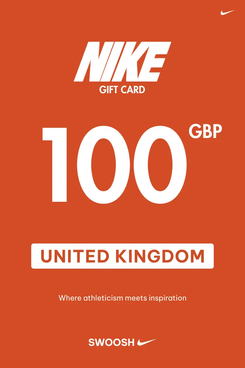 Nike 100 GBP Gift Card United Kingdom Digital Key