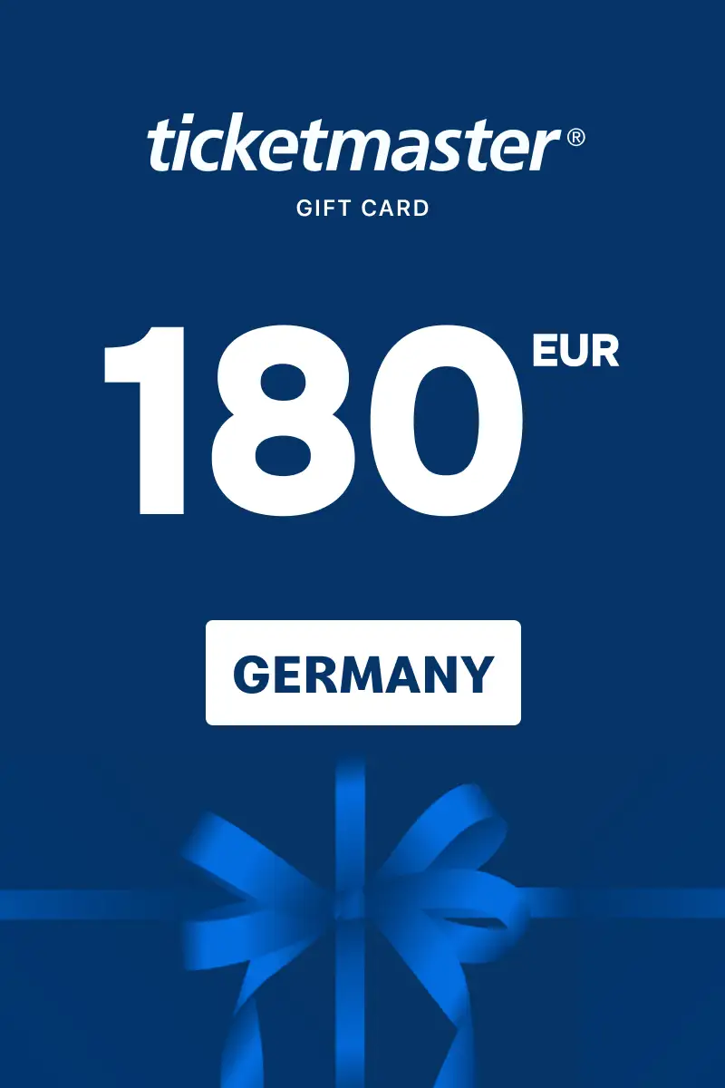 Ticketmaster 180 EUR Gift Card (Germany) - Digital Key