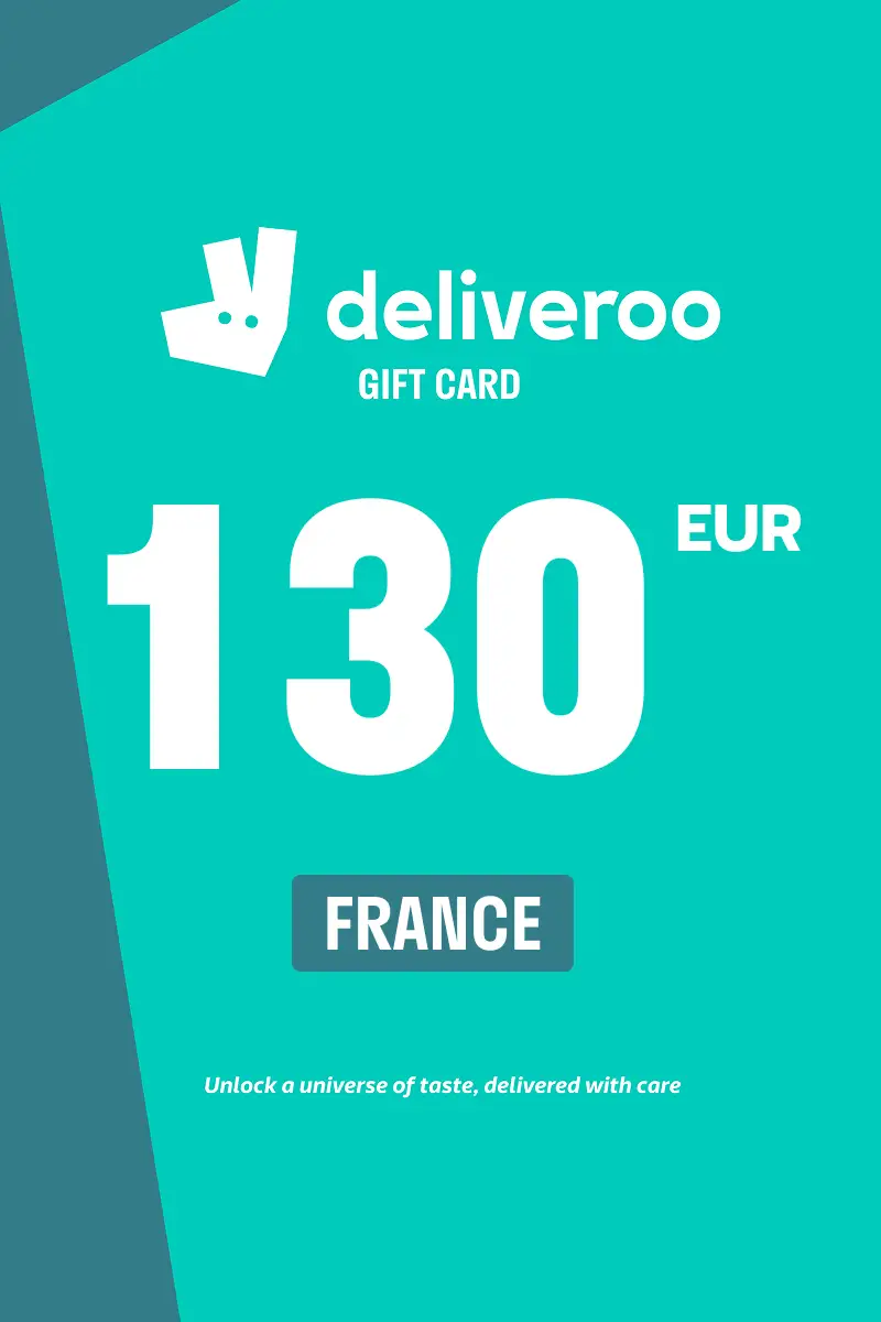 Deliveroo 130 EUR Gift Card (France) - Digital Key