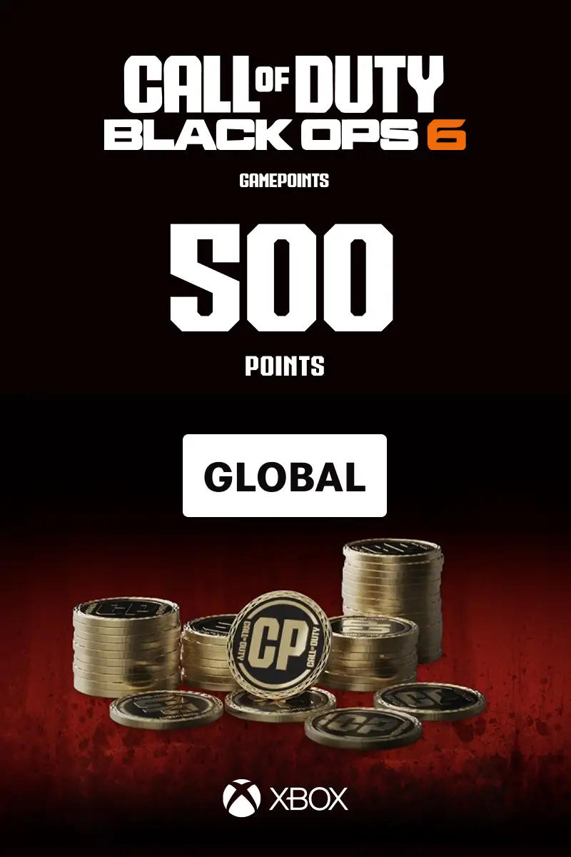 Call of Duty Black Ops 6 - 500 Points (Global) (Xbox One / Xbox Series X|S) - Xbox Live - Digital Key