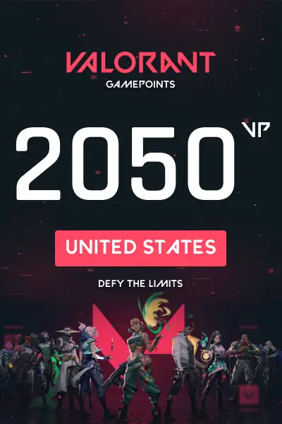 VALORANT 2050 Valorant Points (United States) - Digital Key