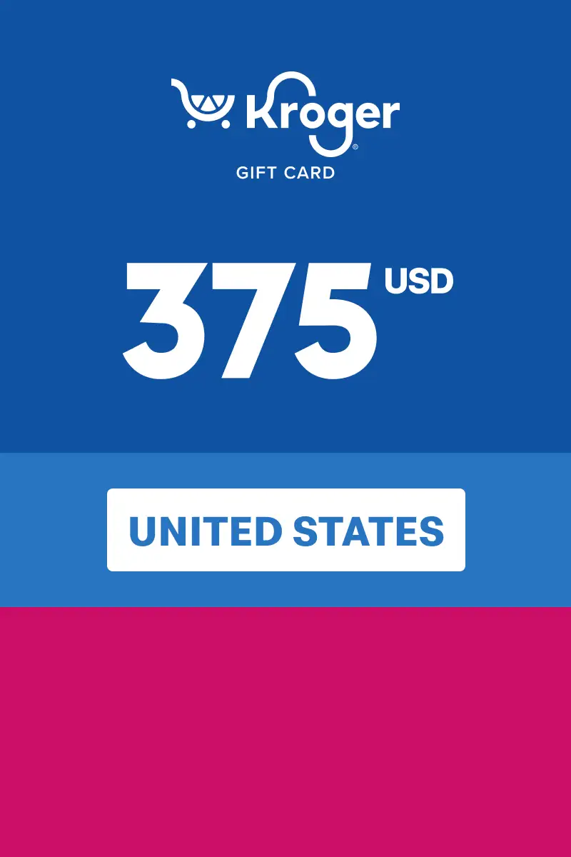 Kroger 375 USD Gift Card (United States) - Digital Key