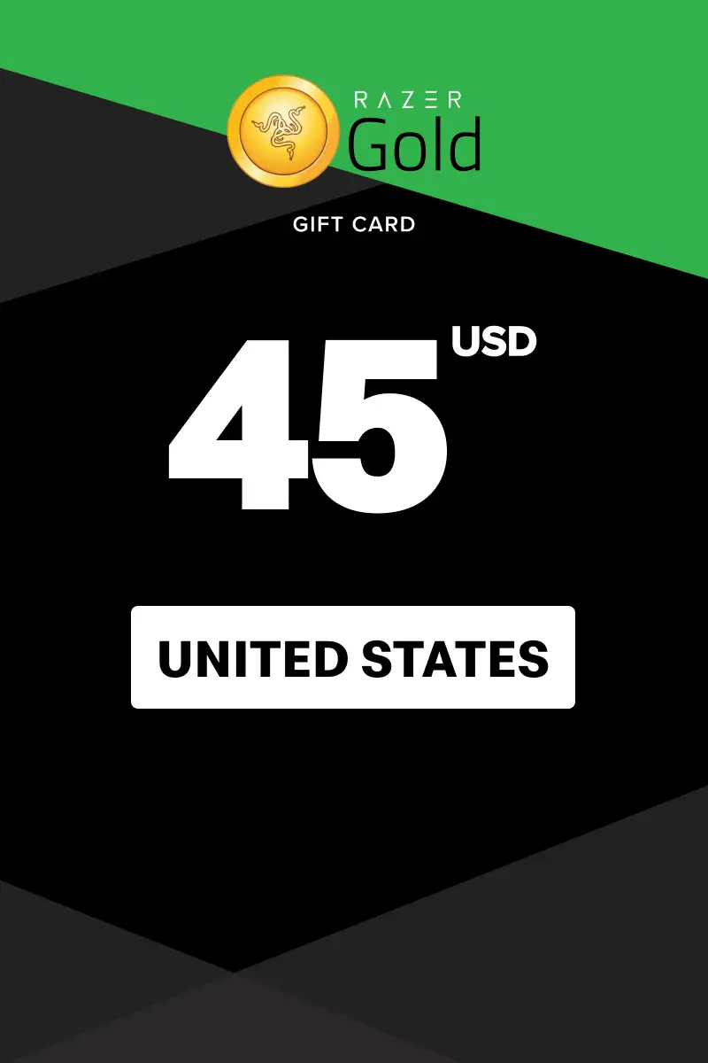 Razer Gold 45 USD Gift Card (United States) - Digital Key