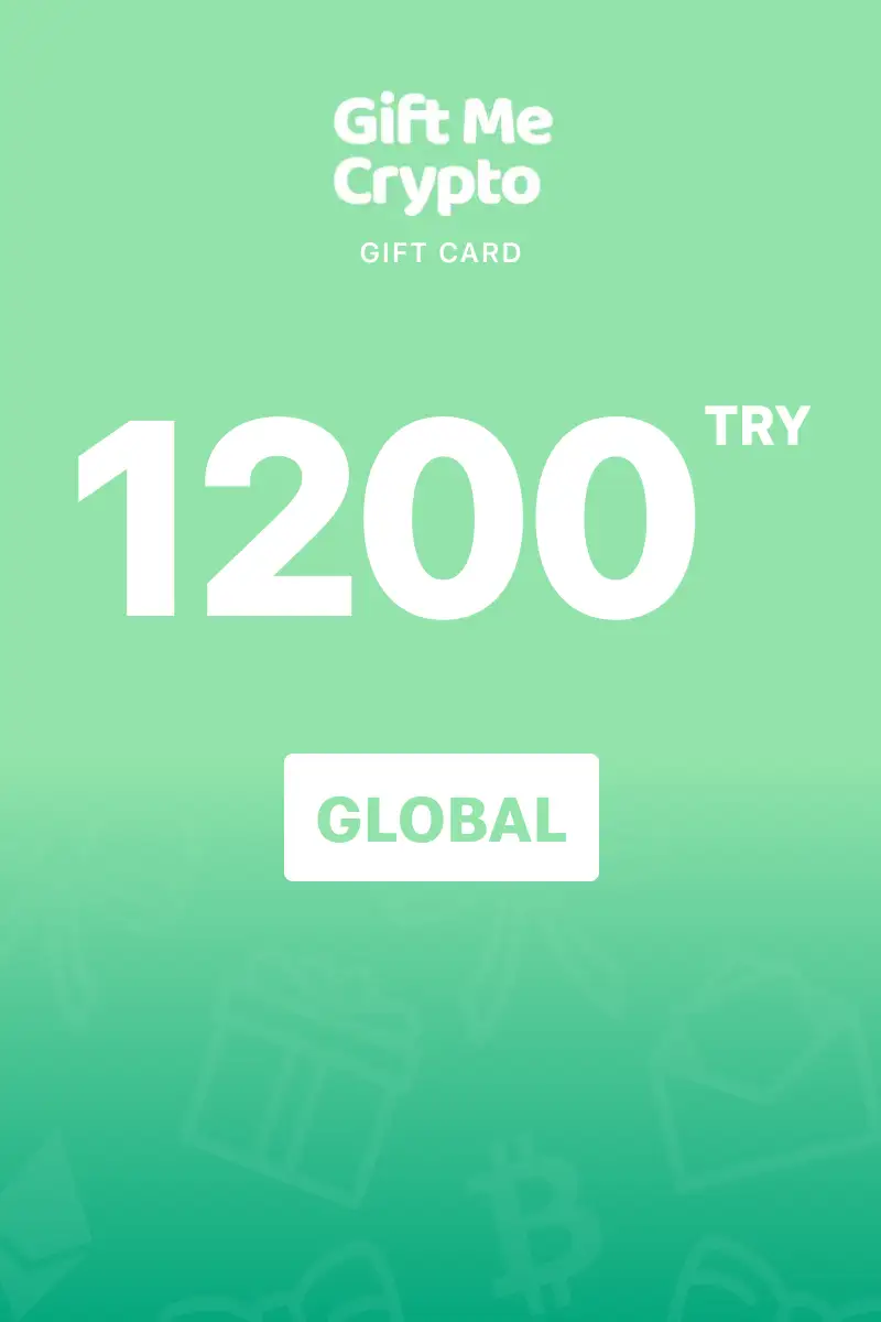 Gift Me Crypto 1200 TRY Gift Card (Global) - Digital Key