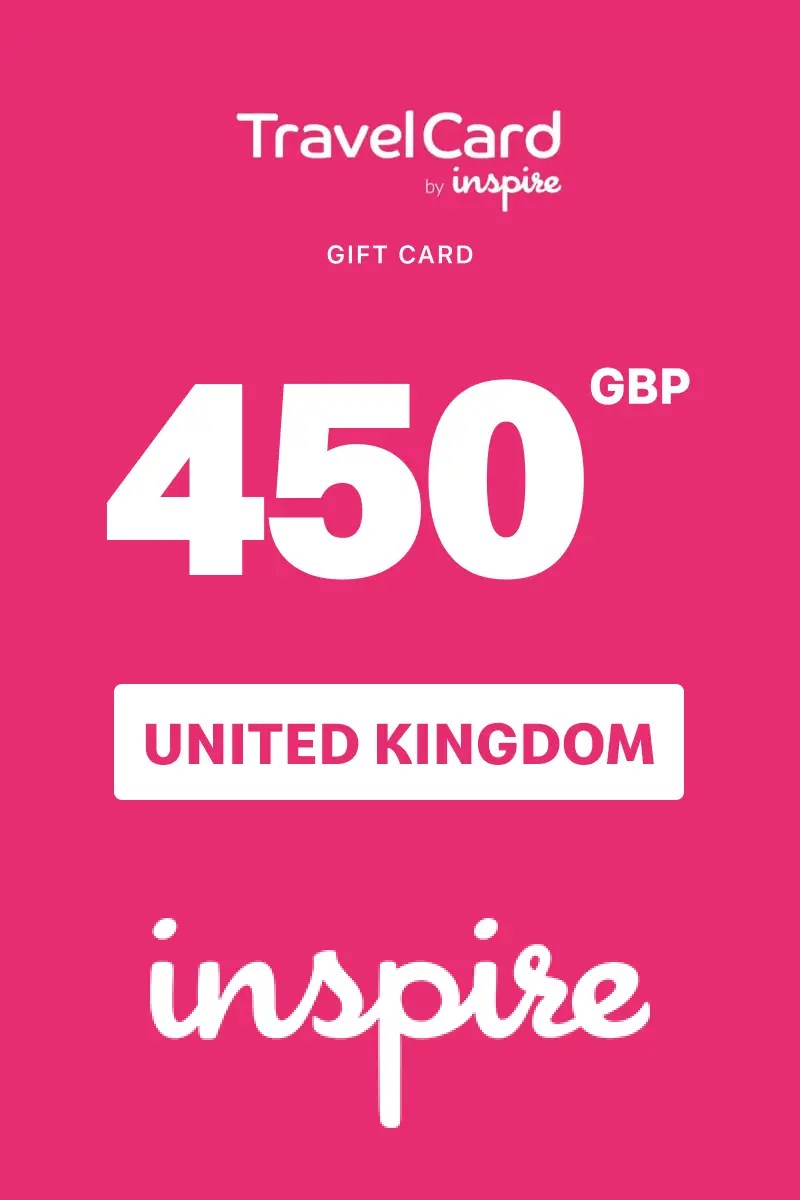 TravelCard by Inspire 450 GBP Gift Card (United Kingdom) - Digital Key
