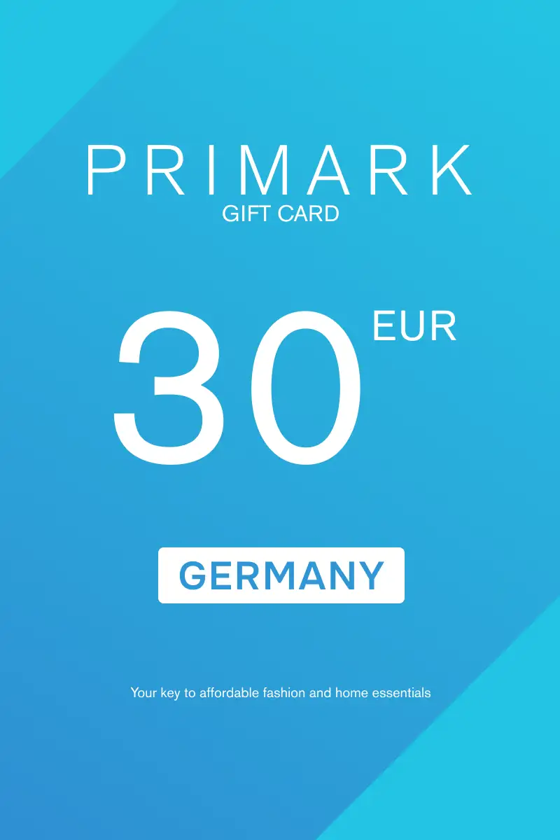 Primark 30 EUR Gift Card (Germany) - Digital Key