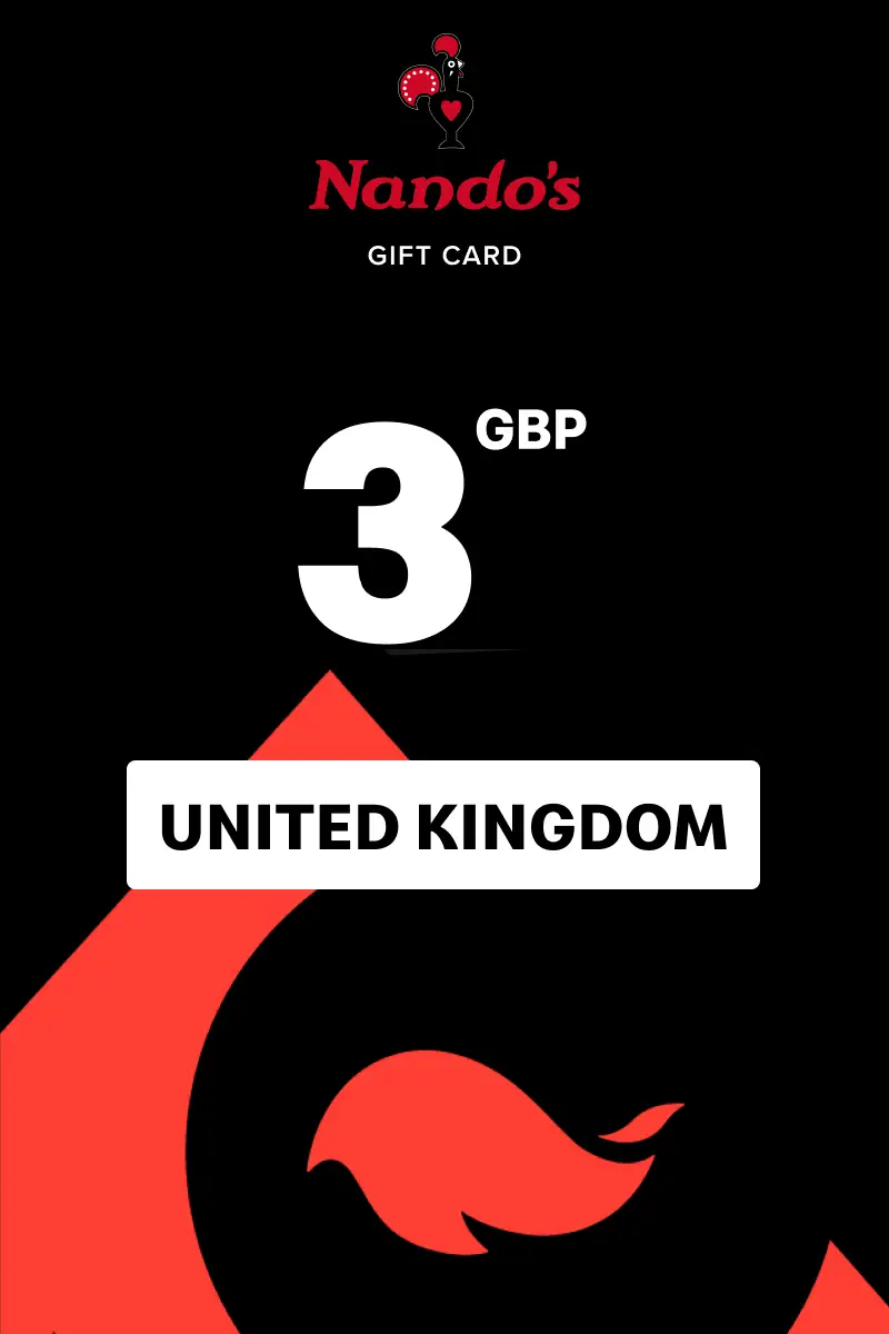 Nando's 3 GBP Gift Card (United Kingdom) - Digital Key